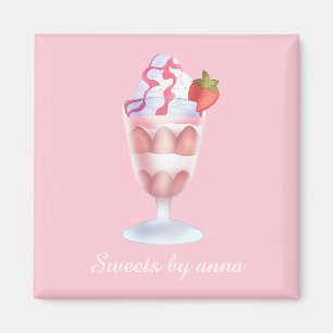 Fresas Con Crema Mexicanas Magnet