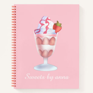 Fresas Con Crema Mexicanas Notebook