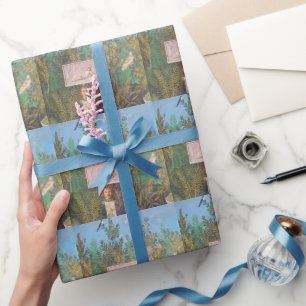 Fresco of a Garden Scene, Pompeii  Wrapping Paper