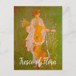 Fresco of Flora in Villa of Ariadne, Pompeii Postcard