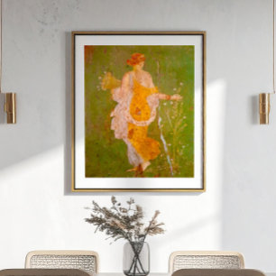 Fresco of Flora in Villa of Ariadne, Pompeii	 Poster