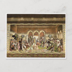 Fresco of the Singers' Contest in the Sangersaal, Postcard