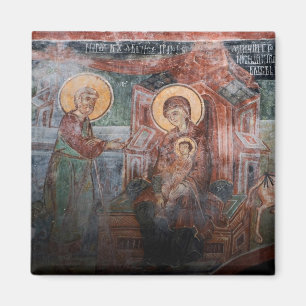 Frescoes from the 14th Century Serbian Church, 2 Magnet