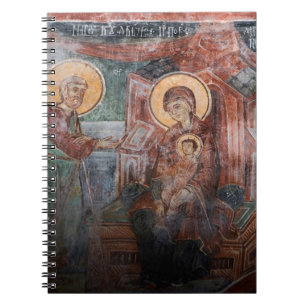 Frescoes from the 14th Century Serbian Church, 2 Spiral Notebook