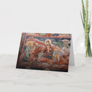 Frescoes from the 14th Century Serbian Church, Card