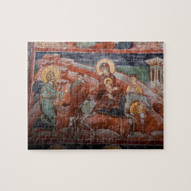 Frescoes from the 14th Century Serbian Church, Jigsaw Puzzle (Horizontal)