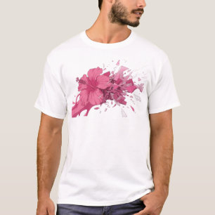Fresh ABSTRACT FLOWER 13 Visual Design T-Shirt