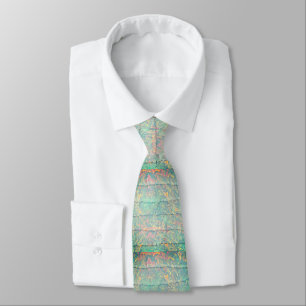 Fresh Abstract Summer Textured Cool Pattern Neck T Tie