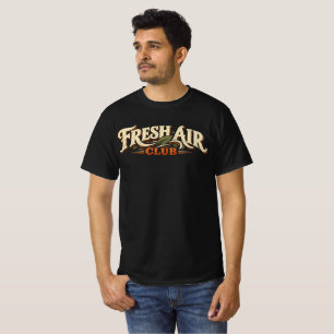 Fresh Air Club Vintage Outdoor Adventure T-Shirt