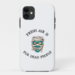 Fresh air is for dead people Case-Mate iPhone case
