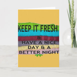 Fresh and Clean: Burst of Colour for a Fresh Start Card