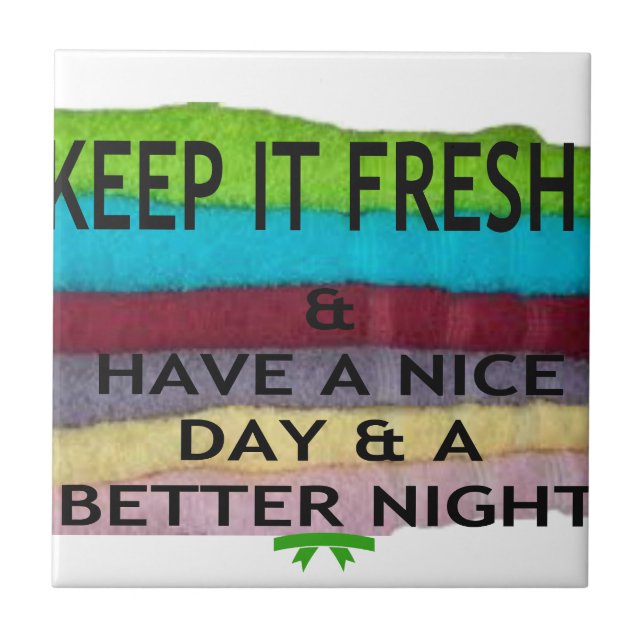 Fresh and Clean: Burst of Colour for a Fresh Start Tile (Front)