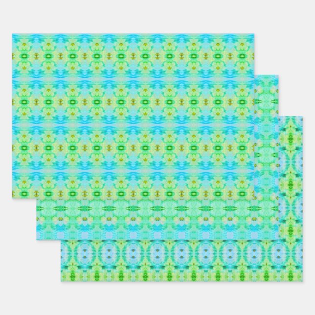 Fresh and Decoartaive Patterned Sheet Paper (Set)