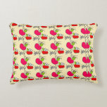 Fresh Apple Orchard Decorative Cushion<br><div class="desc">Add a pop of color to your living space with this Fresh Apple Orchard pattern. The playful fruit design creates a warm and inviting atmosphere in any room. Professionally crafted for a modern home aesthetic by SM One</div>
