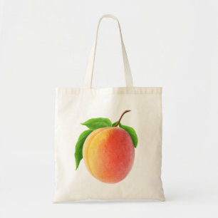 Fresh apricot tote bag