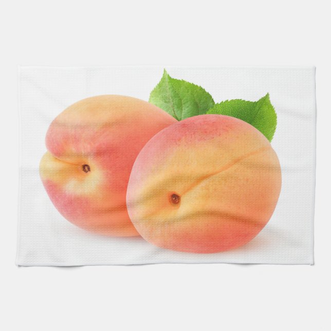 Fresh apricots tea towel (Horizontal)