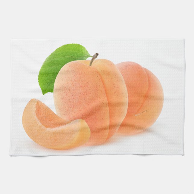 Fresh apricots tea towel (Horizontal)