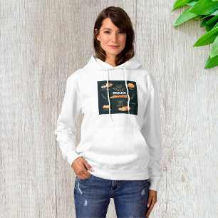 Fresh Artisan Bread Bakery Loaf Rolls Baguette Hoodie