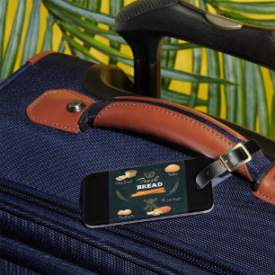 Fresh Artisan Bread Bakery Loaf Rolls Baguette  Luggage Tag