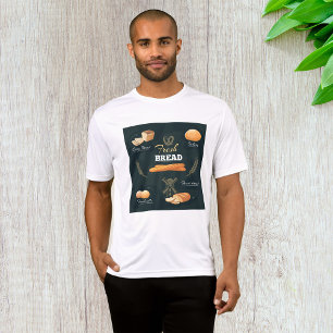 Fresh Artisan Bread Bakery Loaf Rolls Baguette  T-Shirt