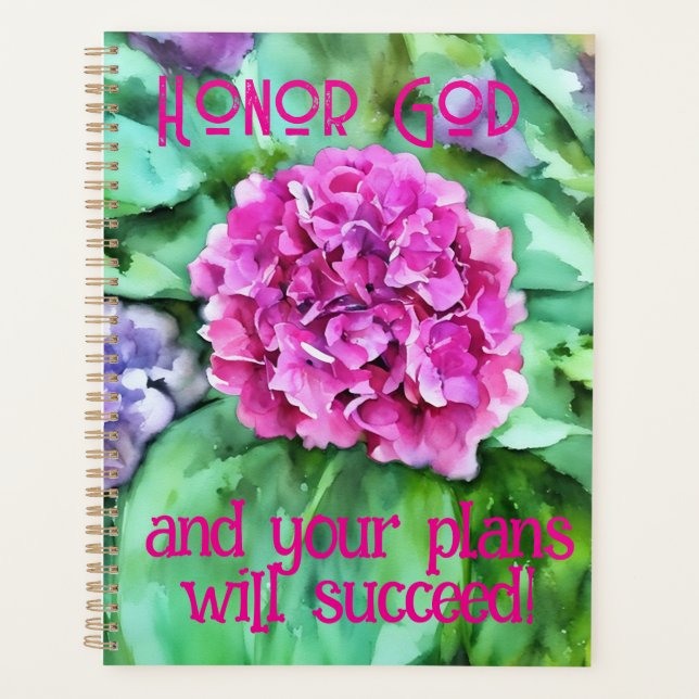 Fresh as a Hydrangea Planner (Front)