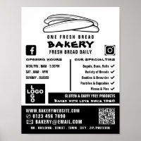 Fresh Baguettes, Bakers, Bakery Store Advert