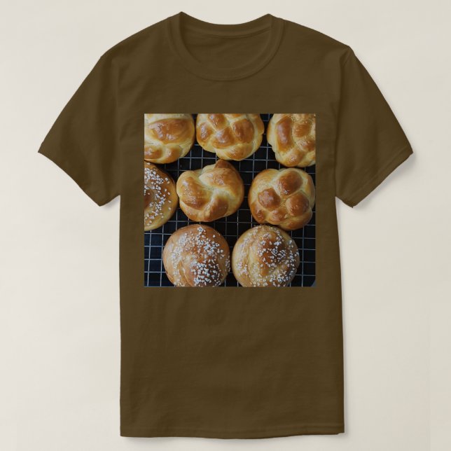 Fresh Baked Brioche from oven T-Shirt (Design Front)