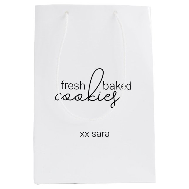 Fresh baked cookie gift bag (Front)