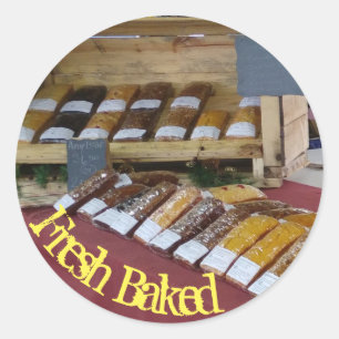 Fresh Baked farm Stand Bakery Classic Round Sticker