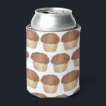 Fresh Baked Streusel Crumb Muffin Bake Sale Foodie Can Cooler<br><div class="desc">Design features an original marker illustration of a delicious fresh baked crumb muffin with crumbly streusel topping. Ideal for your favourite foodie, baker, or pastry chef, a breakfast or brunch party, or for a bake sale or bakery. This baking themed illustration is also available on other products. Lots of additional...</div>