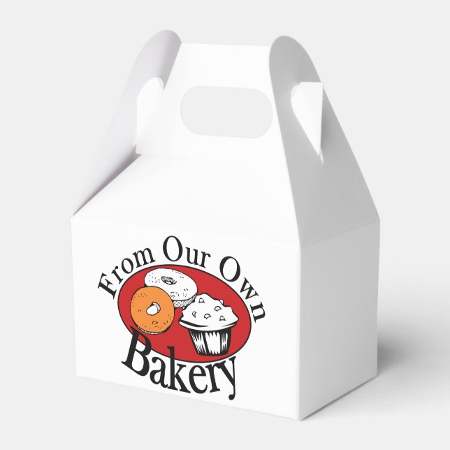 Fresh Baked!  Take out box,  Restaurant Supplies Favour Box (Front Side)