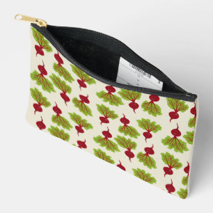 Fresh Beet Collection Beige Accessory Pouch