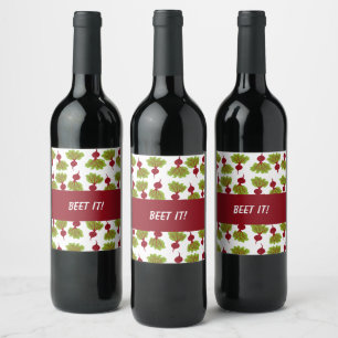 Fresh Beet Collection White Wine Label