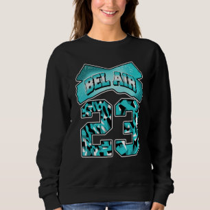 Fresh Bel Air Number 23 Griffey Max 1 Aqua Matchin Sweatshirt