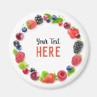 Fresh berries frame