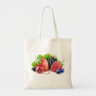 Fresh berries tote bag