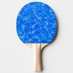 Fresh Blue Water Ping Pong Paddle