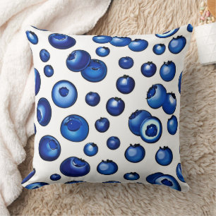 Fresh Blueberry Pattern Cushion