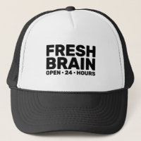 Fresh Brain™ Trucker Hat (medium size design)