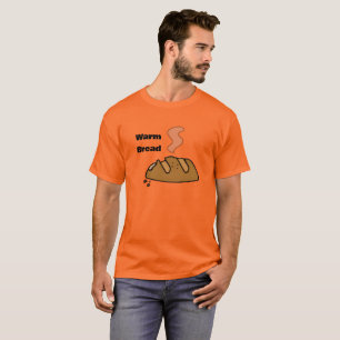 Fresh Bread Cute Bakery Illustration Bread Lover T-Shirt
