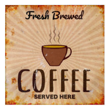 Fresh brewed Coffee