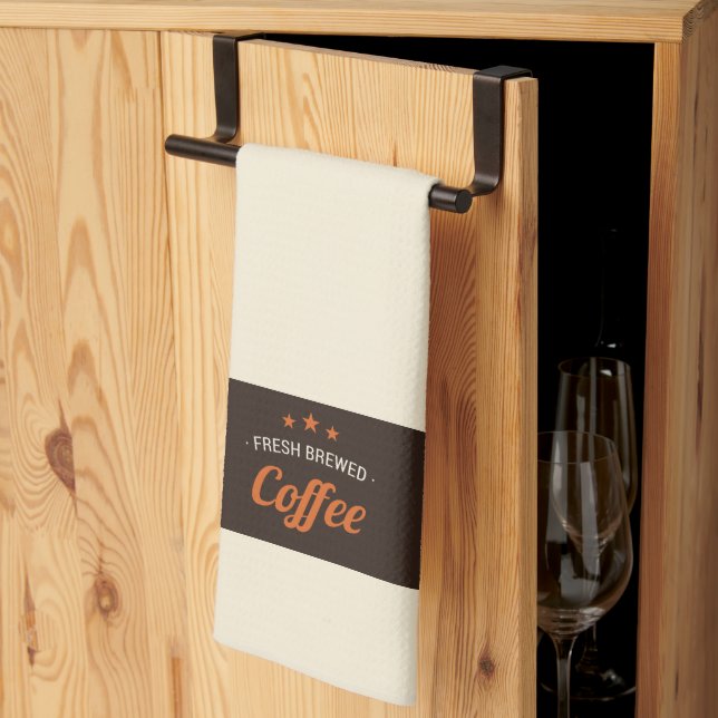 Fresh Brewed Tea Towel (Thirds Fold)