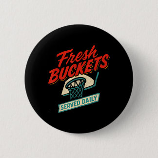 Fresh Bucs Served Daily - Basball 4 6 Cm Round Badge
