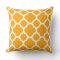 Fresh Butternut Colour Moroccan Quatrefoil Pattern