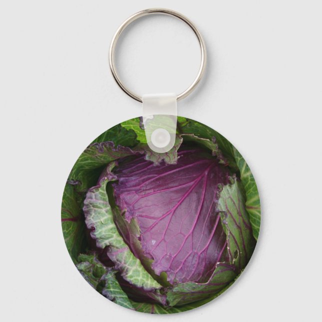 Fresh Cabbage Key Ring (Front)
