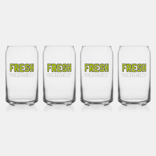 FRESH Can Glass (Set of 4)