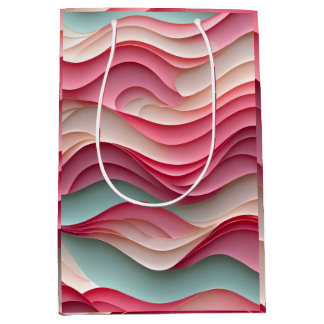Fresh Candy Coloured Waves Medium Gift Bag