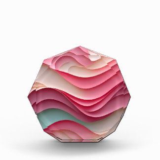 Fresh Candy Coloured Waves Photo Block