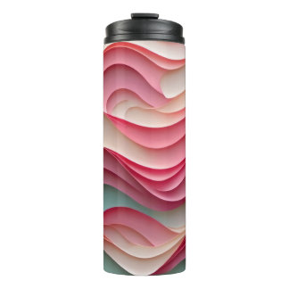 Fresh Candy Coloured Waves Thermal Tumbler