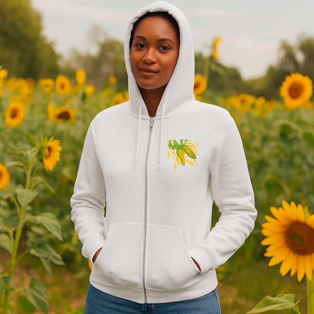 Fresh Carrot Colourful Vegetable Art Hoodie (Creator Uploaded)